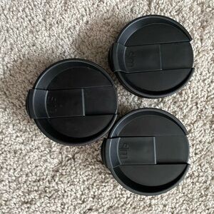 Black SLM Lids Set of 3